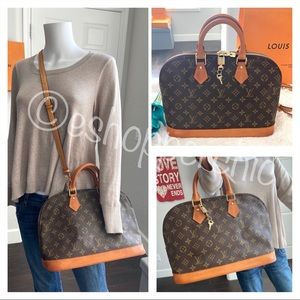 ❤️ Authentic Louis Vuitton Alma W/ Crossbody Strap